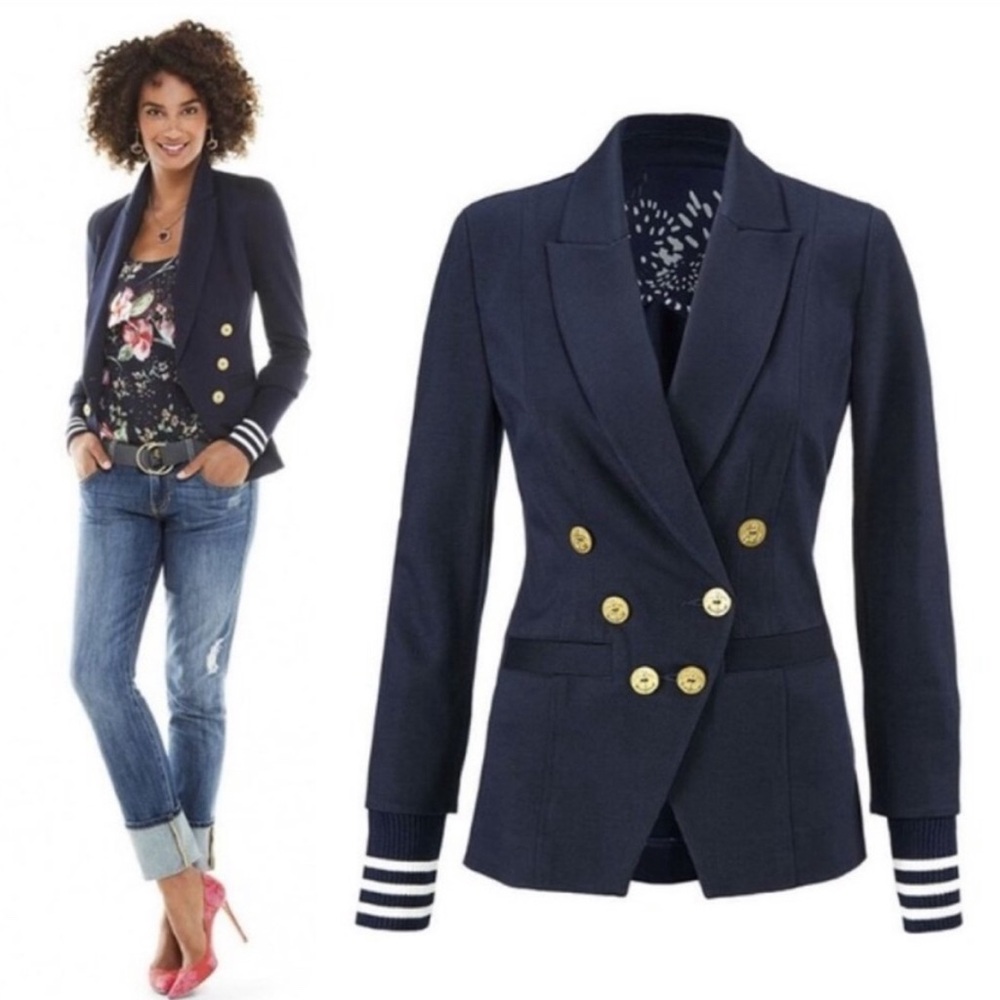 Like New - Cabi Grand Slam Blazer with Removable Sleeves